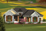 European House Plan - 41292 - Front Exterior