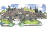 European House Plan - Bentley 41295 - Front Exterior