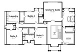 Secondary Image - Cape Cod House Plan - Gambrelet Manor 41319 - 2nd Floor Plan