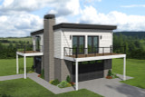 Contemporary House Plan - Paisley Park 41451 - Front Exterior