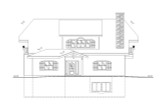 European House Plan - 41500 - Right Exterior