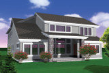 Tuscan House Plan - 41535 - Rear Exterior