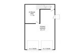 Traditional House Plan - 41803 - 1st Floor Plan