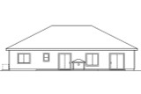 Secondary Image - Ranch House Plan - Arvada 41850 - Rear Exterior