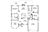 Ranch House Plan - Arvada 41850 - 1st Floor Plan