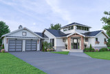 Farmhouse House Plan - 41881 - Front Exterior