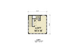 Secondary Image - Farmhouse House Plan - 41881 - 2nd Floor Plan