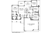 Craftsman House Plan - 41933 - 1st Floor Plan