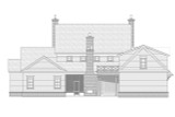 Colonial House Plan - Walnut Grove III 41967 - Rear Exterior
