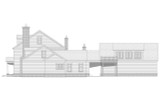 Colonial House Plan - Walnut Grove III 41967 - Right Exterior