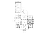 Colonial House Plan - Walnut Grove III 41967 - 1st Floor Plan