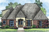 European House Plan - Bocage 41973 - Front Exterior