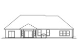 Traditional House Plan - Davidson 41985 - Rear Exterior