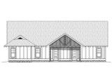 Secondary Image - Modern House Plan - 42021 - Rear Exterior