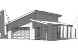 Secondary Image - Modern House Plan - Chandler 3 42099 - Front Exterior