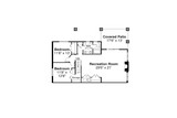 Secondary Image - Craftsman House Plan - Pine Valley 42118 - Basement Floor Plan