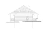 European House Plan - 42130 - Left Exterior
