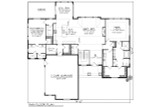 Prairie House Plan - 42335 - 1st Floor Plan