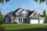 Craftsman House Plan - Flockhart Pointe 42433 - Front Exterior