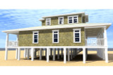 Cape Cod House Plan - Scuppers 42441 - Right Exterior