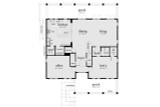 Cape Cod House Plan - Scuppers 42441 - 1st Floor Plan