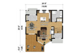 Lodge Style House Plan - 42477 - 1st Floor Plan
