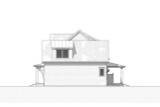 Craftsman House Plan - Penwood 42539 - Left Exterior
