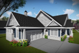 Ranch House Plan - 42556 - Left Exterior