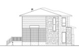 Contemporary House Plan - 42596 - Left Exterior