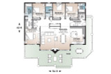 Cottage House Plan - Brookside 42627 - 1st Floor Plan