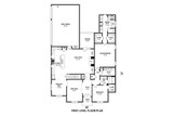 European House Plan - 42753 - 1st Floor Plan