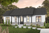 Ranch House Plan - Sam 42845 - Front Exterior