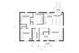 Ranch House Plan - Sam 42845 - 1st Floor Plan