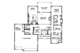 Traditional House Plan - 42862 - 1st Floor Plan