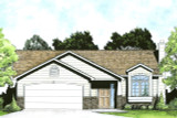 Traditional House Plan - 42866 - Front Exterior