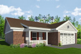 Traditional House Plan - 42880 - Front Exterior