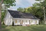 Farmhouse House Plan - 42882 - Rear Exterior