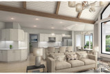 Secondary Image - Craftsman House Plan - Tiger Creek Cottage E 42988 - Living Room