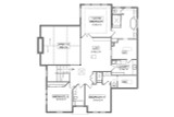 Secondary Image - Craftsman House Plan - Gartrel Road 43068 - 2nd Floor Plan