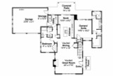 Modern House Plan - Fairheart 43077 - 1st Floor Plan