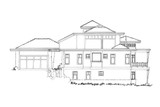 Craftsman House Plan - Oak Park 43103 - Right Exterior