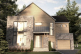Modern House Plan - Strom 43206 - Front Exterior