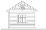 Secondary Image - Traditional House Plan - Colonial Port 43328 - Rear Exterior