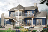 Country House Plan - The Wind Song 2 43344 - Rear Exterior