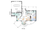 Country House Plan - The Wind Song 2 43344 - 1st Floor Plan