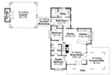 Craftsman House Plan - Longview 43383 - 1st Floor Plan