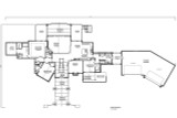 Craftsman House Plan - Bridgeport channel 43476 - 1st Floor Plan