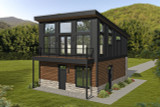 Modern House Plan - Lazy River 2 43482 - Front Exterior