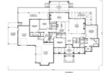 Craftsman House Plan - Travis Creek 43611 - 1st Floor Plan