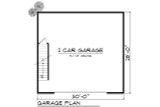 Traditional House Plan - 43770 - 1st Floor Plan